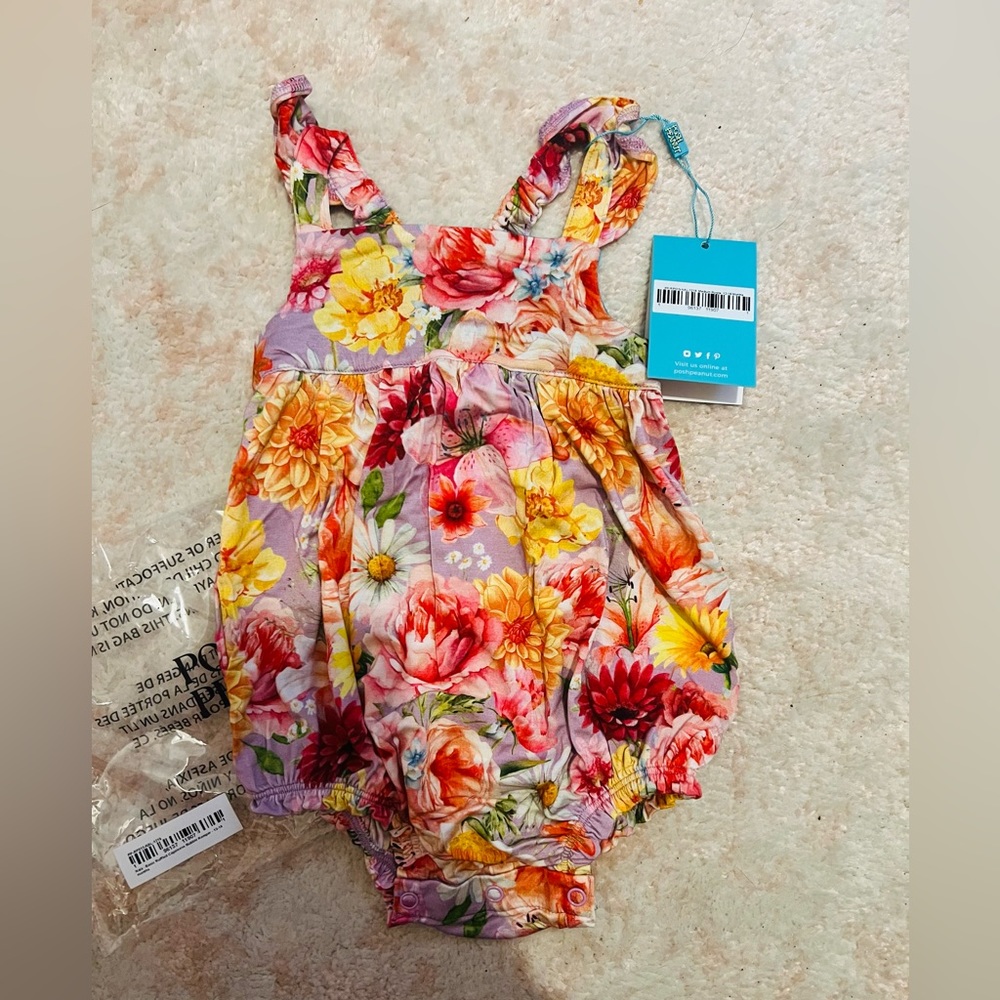 Posh peanut bubble romper